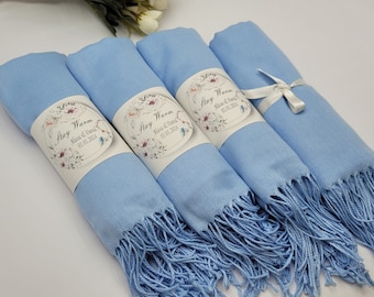 Pashmina Schals in verschiedenen Farben, Pashminas in loser Schüttung, Pashmina Schal, Brautjungfer Schal, Hochzeit Gefälligkeiten für Gäste, Brautparty Geschenk