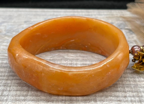 Bangle Gorgeous and chunky Spiced Orange / Coral … - image 2