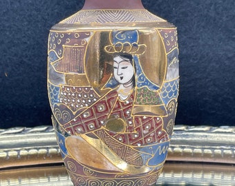 薩摩花瓶４個セット ヴィンテージ 日本製薩摩花瓶 高さ8.5インチ、幅4インチ - Etsy 日本