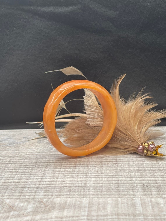 Bangle Gorgeous and chunky Spiced Orange / Coral … - image 1