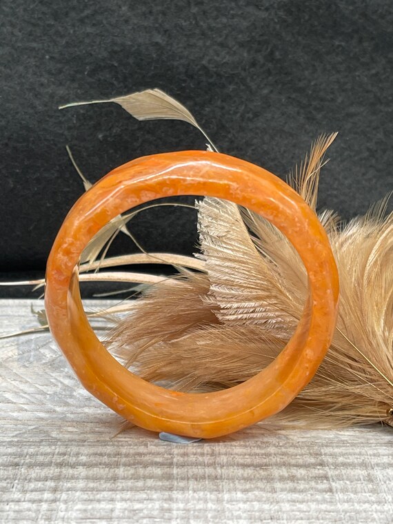 Bangle Gorgeous and chunky Spiced Orange / Coral … - image 5