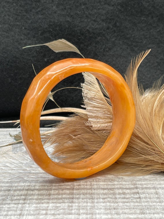 Bangle Gorgeous and chunky Spiced Orange / Coral … - image 3