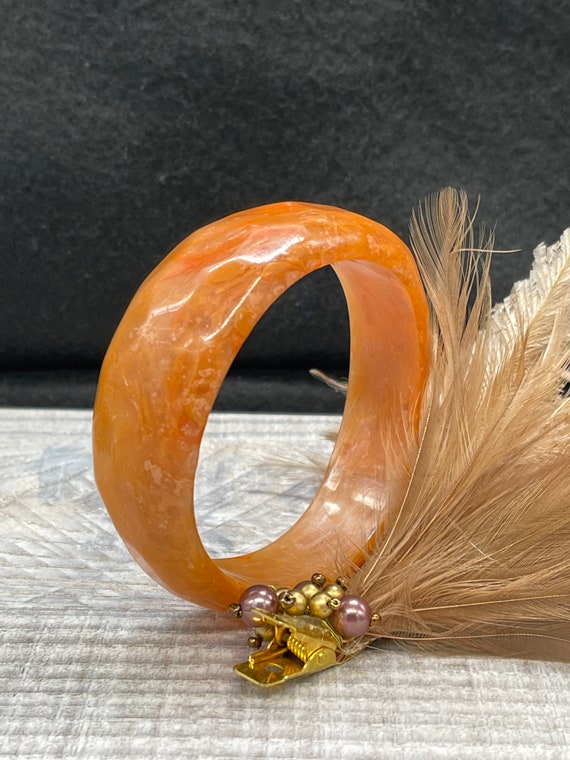 Bangle Gorgeous and chunky Spiced Orange / Coral … - image 6