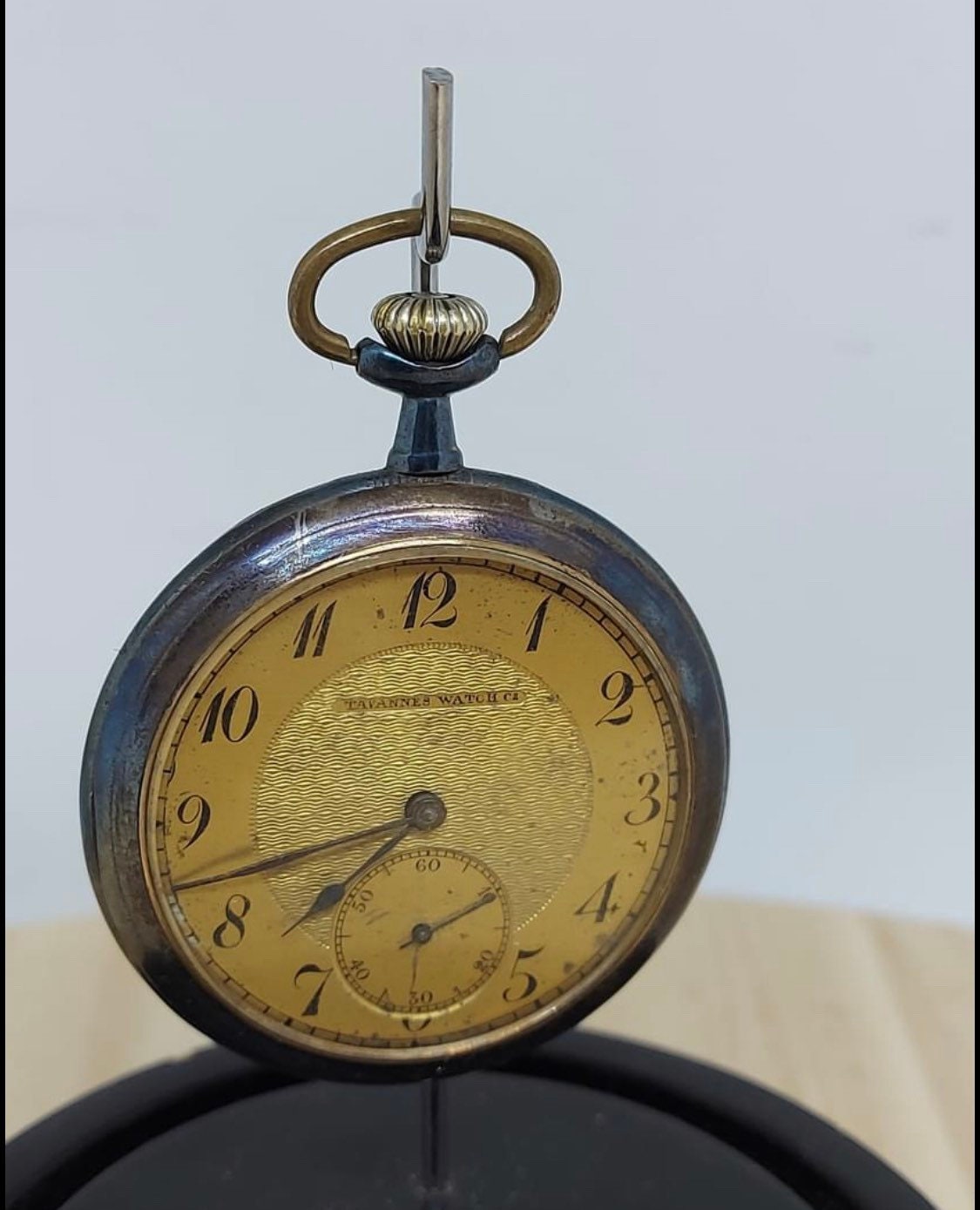 Antique , Vintage TAVANNES WATCH, Pocket Watch, Personalized  display picture 1