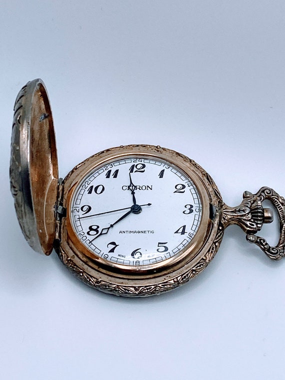 Vintage Hunting mechanical pocket watch, antimagne