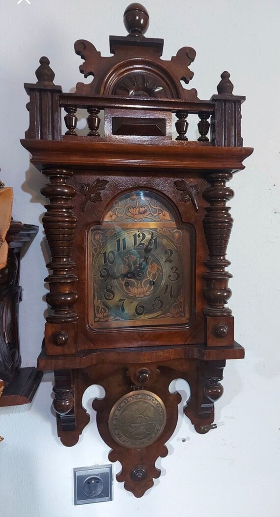 Antique Functional Halfbeat Millers Clock Tobias Bäuerle Etsy