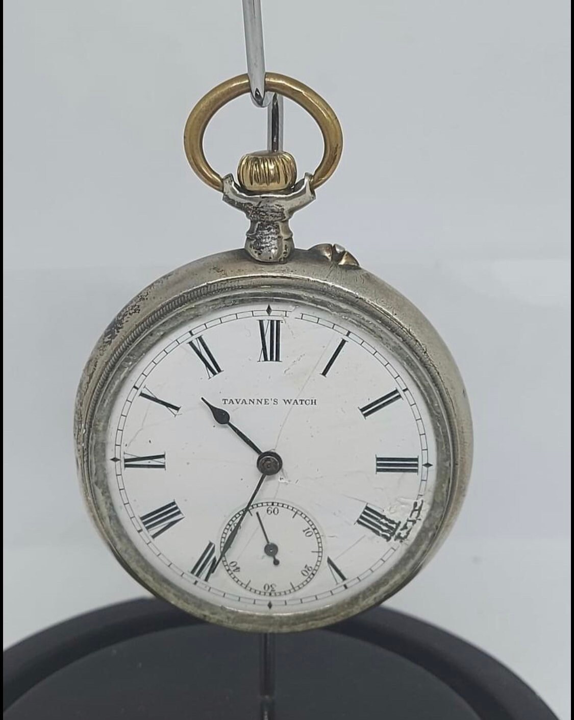 ビンテージTavannes Watch Co.懐中時計 シルバー Tavannes Swiss Silver Pocket Watch, Francois Borgel Case - Etsy