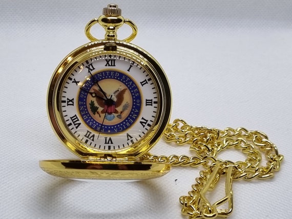 Collectible pocket watch President of United Stat… - image 1