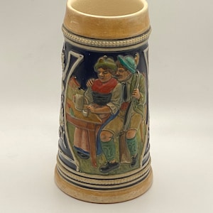 Vintage German Stein Beer Mug, German Mug, Beer Mug, made in Germany, ceramic mug, kitchen decor