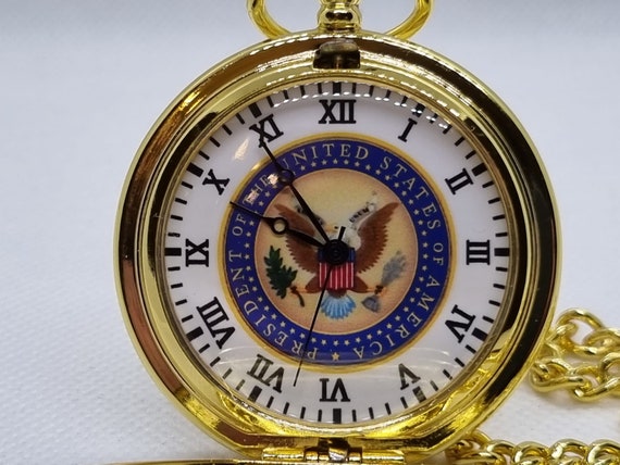 Collectible pocket watch President of United Stat… - image 5