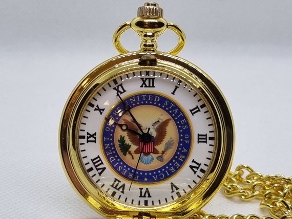 Collectible pocket watch President of United Stat… - image 3