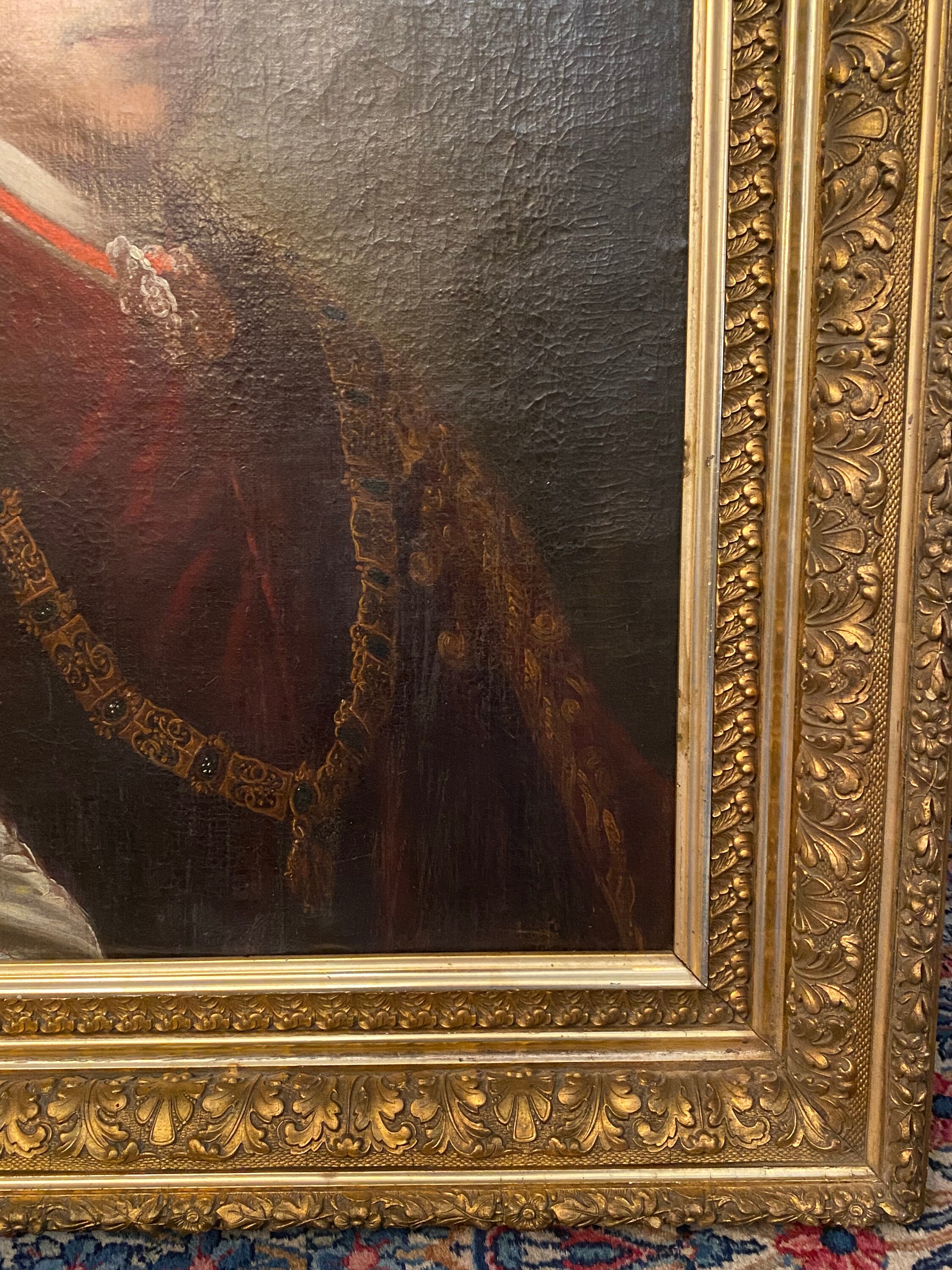 18世紀ドイツ貴族の肖像画、アンティーク油絵 - Etsy 日本