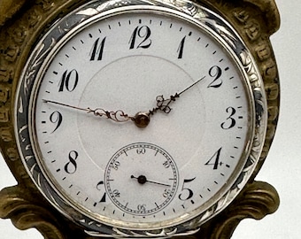 Rare Victorian Ottoman 0.800 Silver Pocket Watch K.serkisoff & Co