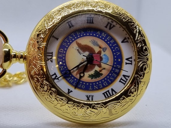 Collectible pocket watch President of United Stat… - image 4