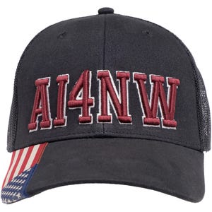 3D Embroidered Ham Radio Callsign Hat – Raised Lettering Operator Cap | Custom Amateur Radio Hat