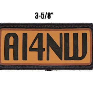 Custom Ham Radio Call Sign Patch – Leather & Fabric Hook Backed Patch – Amateur Radio Gift ...