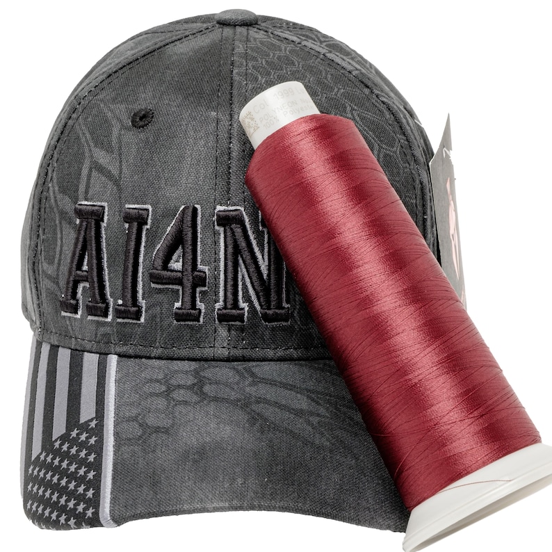 Ham radio Call sign hat for the amateur radio or GMRS operator. Black Kryptek pattern custom text hat with red outline option.