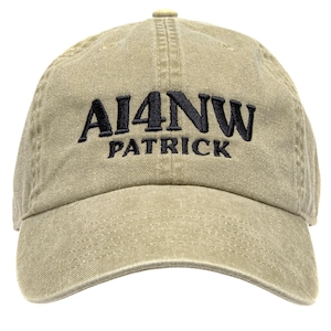 HAM RADIO Callsign Hat Gift – Personalized Amateur Radio Cap for Operator | Custom Radio Gift
