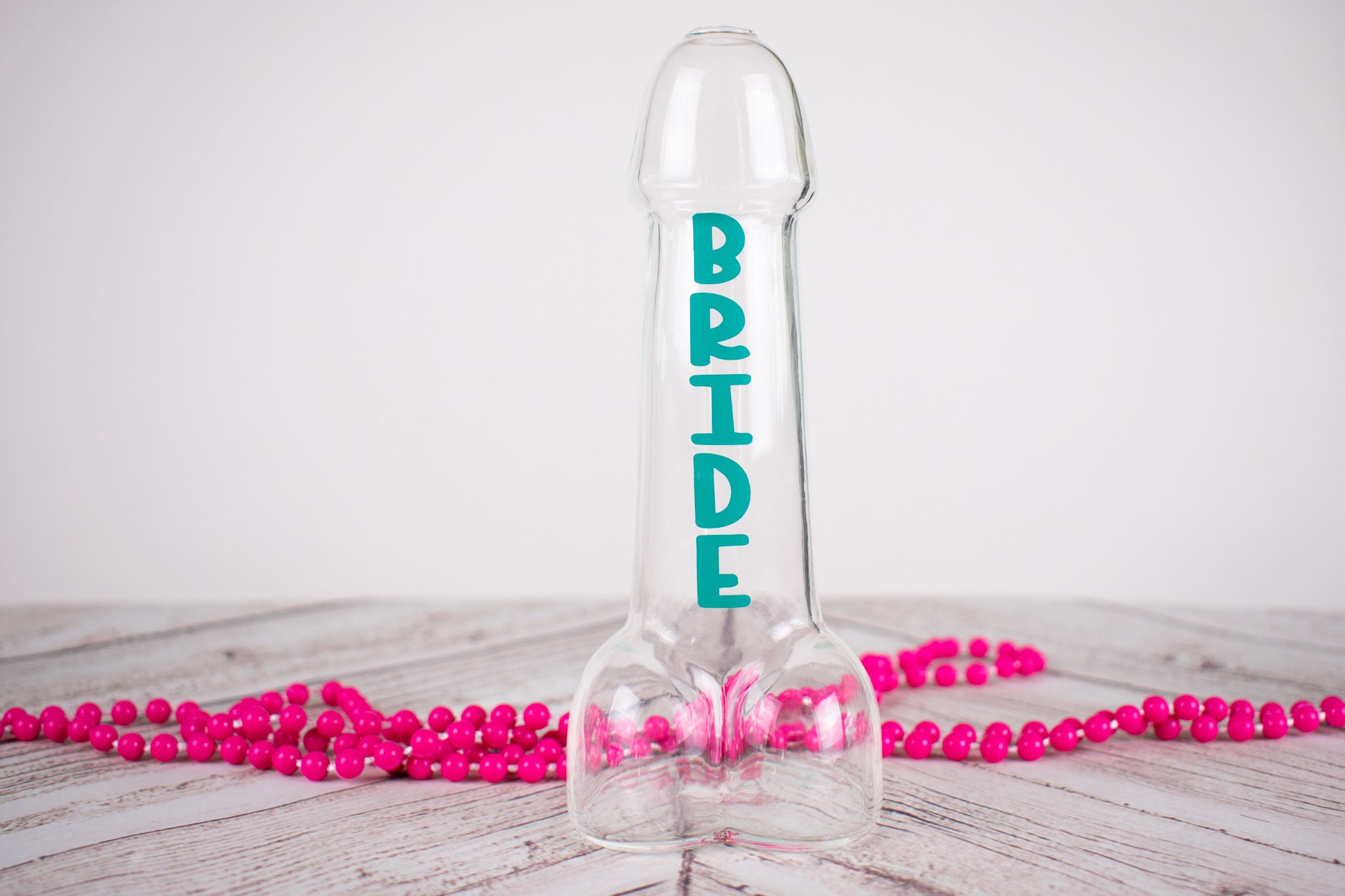 Penis Drinking Glass Personalized Bachelorette Party Favors E photo