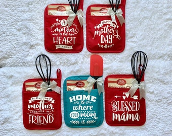 Mother's Day pot holder kit; Easy mother's day gift; cheap gift; mom gift; grandma gift; aunt gift; nana gift; cute gift for mom; abuela