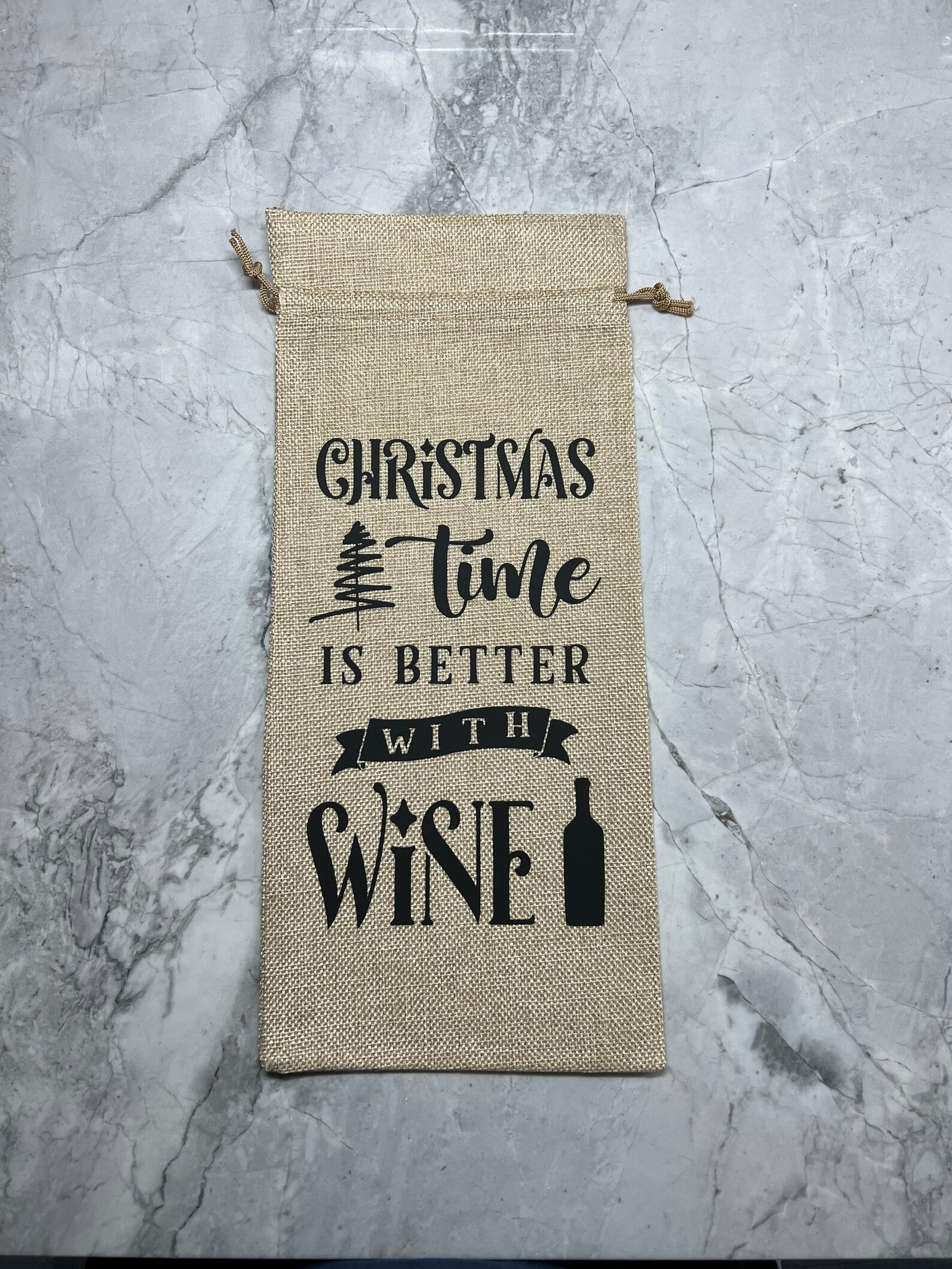 Christmas Red Wine Bag Insulated Portable Picnic Hand-held Beach Red Wine Bag