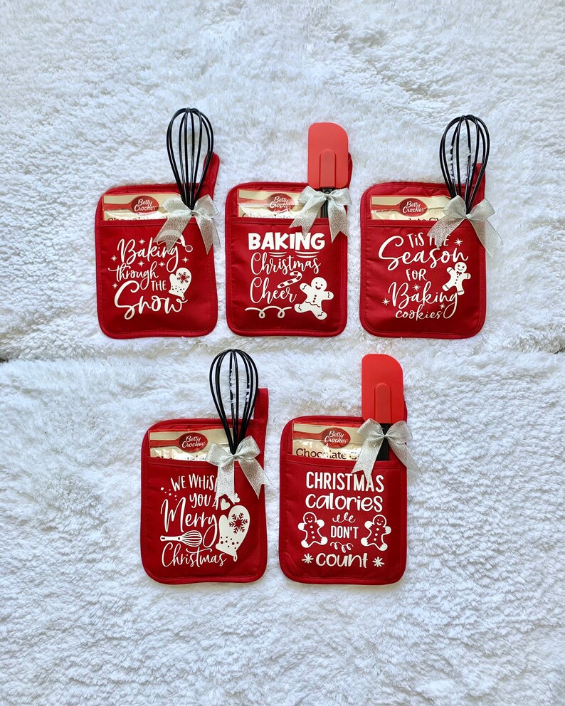 Christmas Pot Holder Baking Kit Christmas Gift for Neighbor Etsy