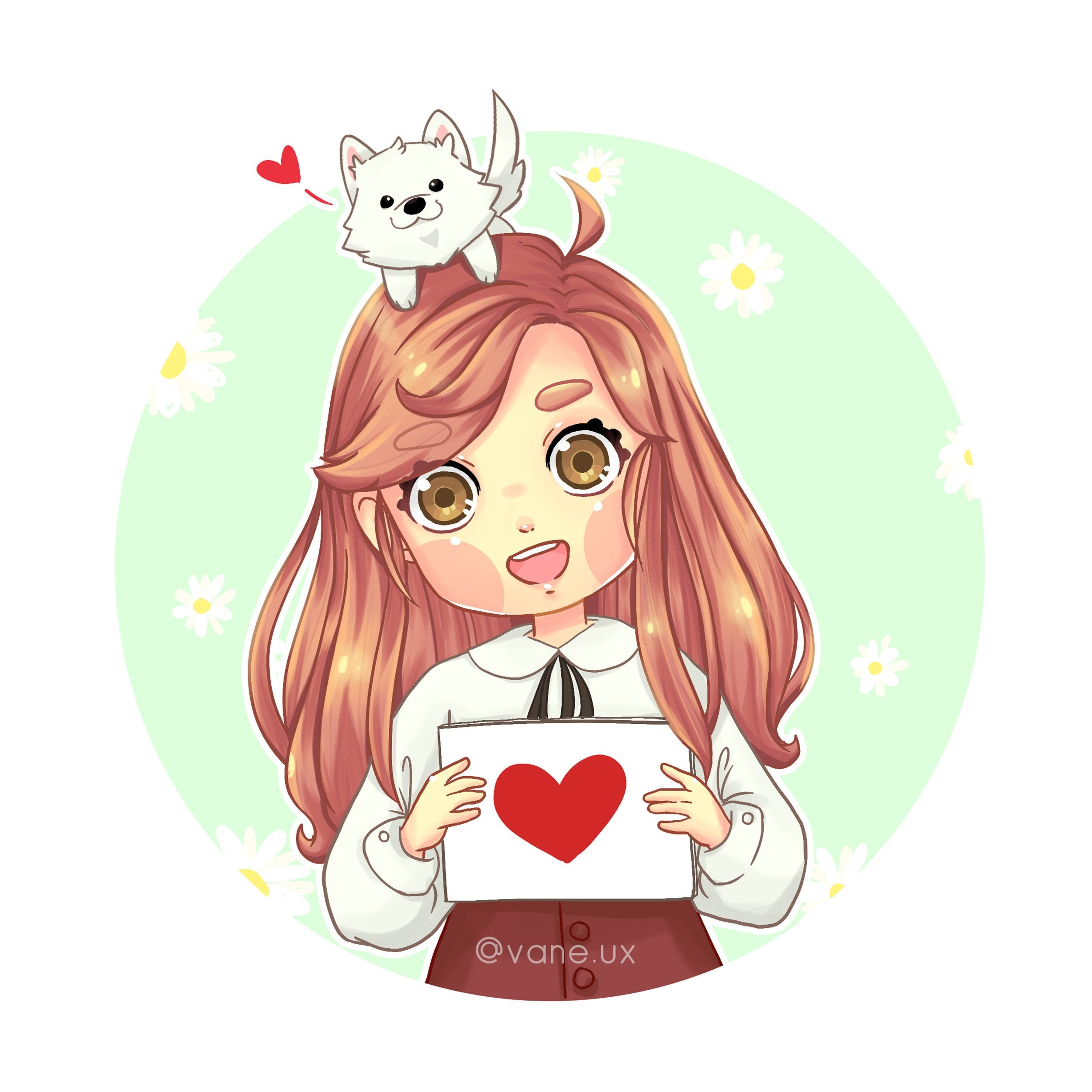 Cute custom chibi commission!