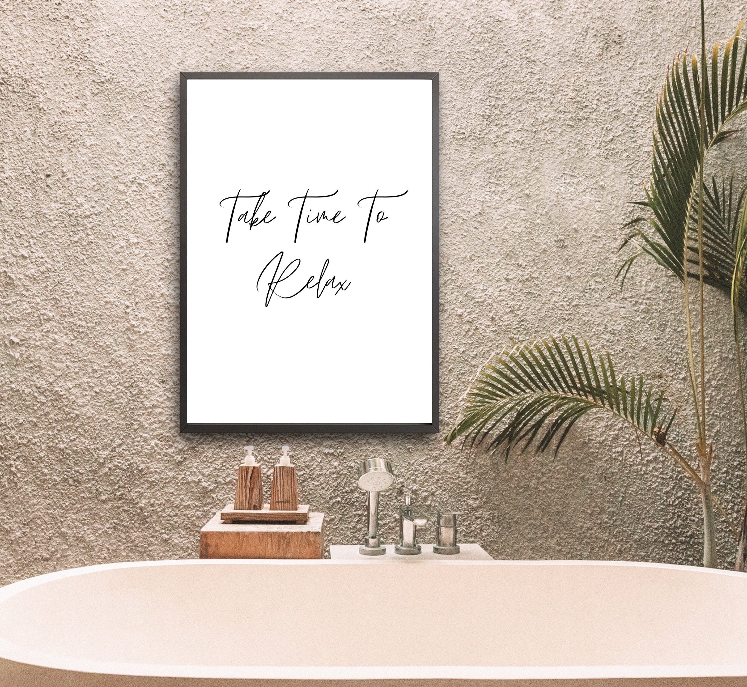 Zeichen für Badezimmer Badezimmer Wand-Dekor Badewanne | Etsy