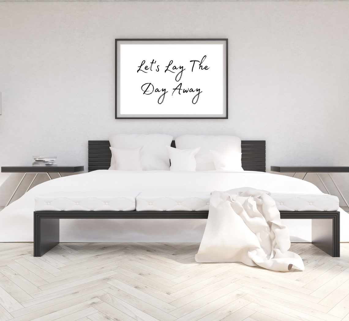 Digital Download 24x36 Print Horizontal Wall Art Above Bed | Etsy