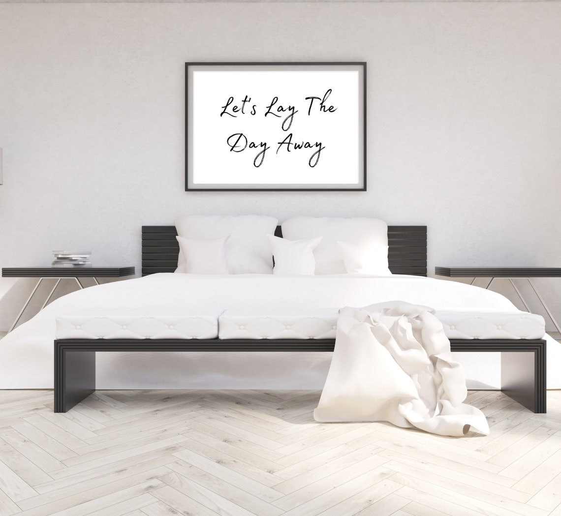 Digital Download 24x36 Print Horizontal Wall Art Above Bed Etsy