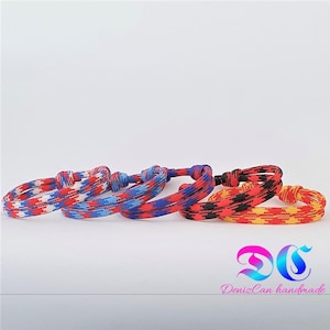 4mm Surfer Armband Fußband Freundschaftsband Kinder Damen Herren Unisex Paracord verstellbar Bild 4