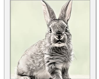 personalisiertes Tierportrait vom Foto, als Weihnachtsgeschenk, Geburtstagsgeschenk oder als Erinnerung, digital download
