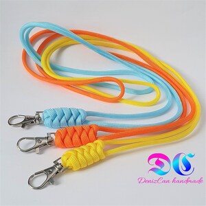 Paracord lanyard / lanyard voor ID-kaart, sleutels en meer