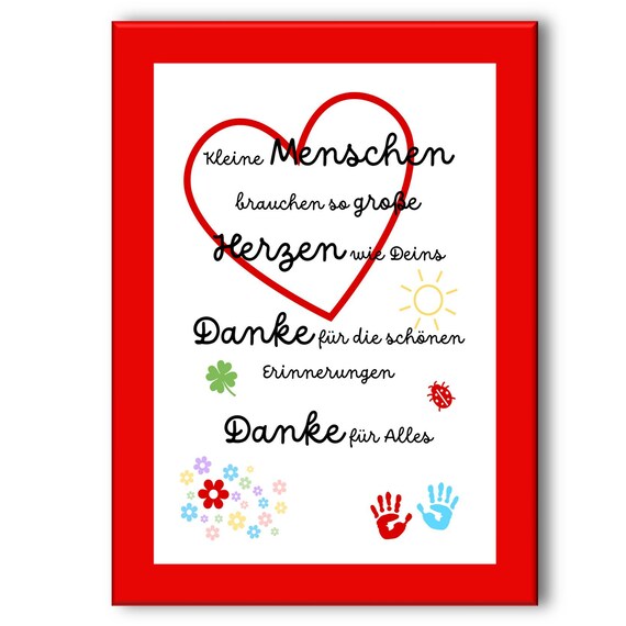 Dankeskarte Für Erzieherinnen – Mit Umschlag, DIN A6, Baumhaus-Design, 300g/m² Premiumpapier