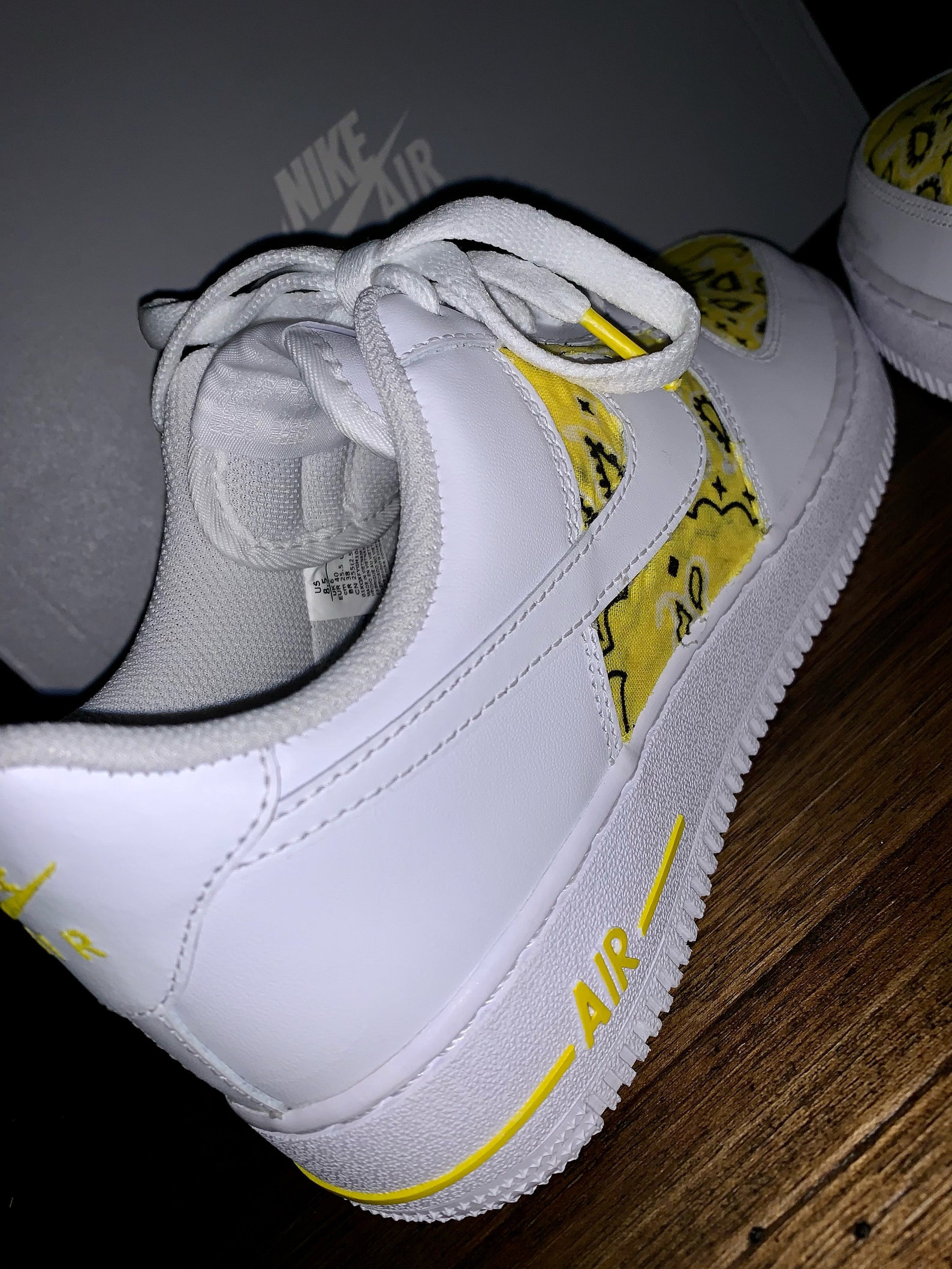 custom bandana air force 1