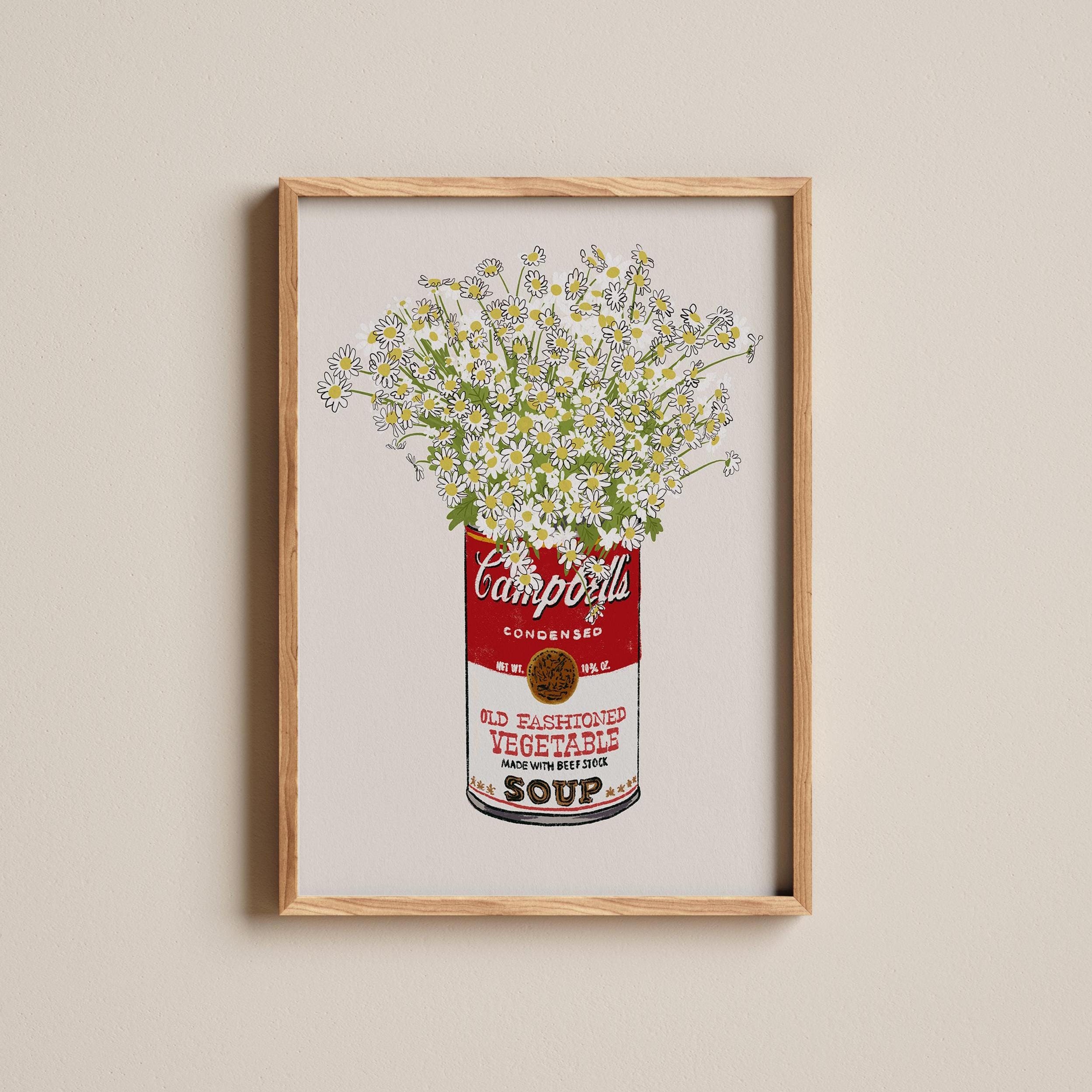 額装済/キャンベルスープ缶 I(Tomato) 1968（アンディ ウォーホル