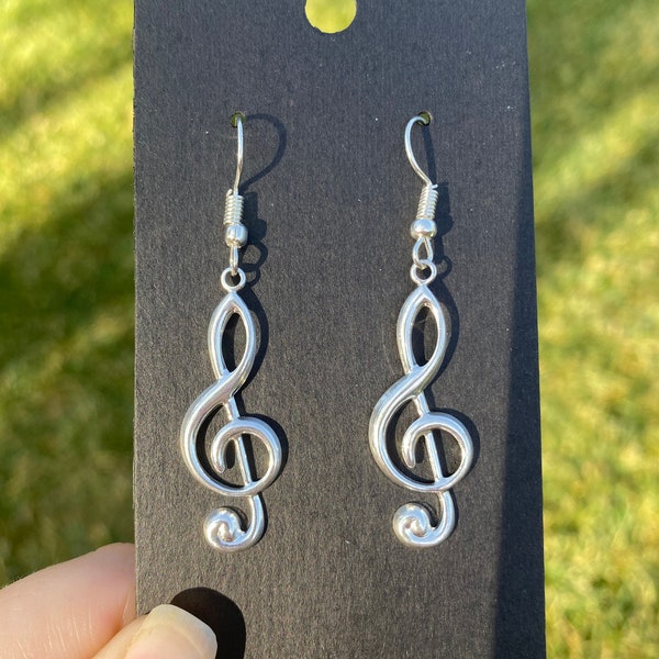 Music Note Earrings Etsy