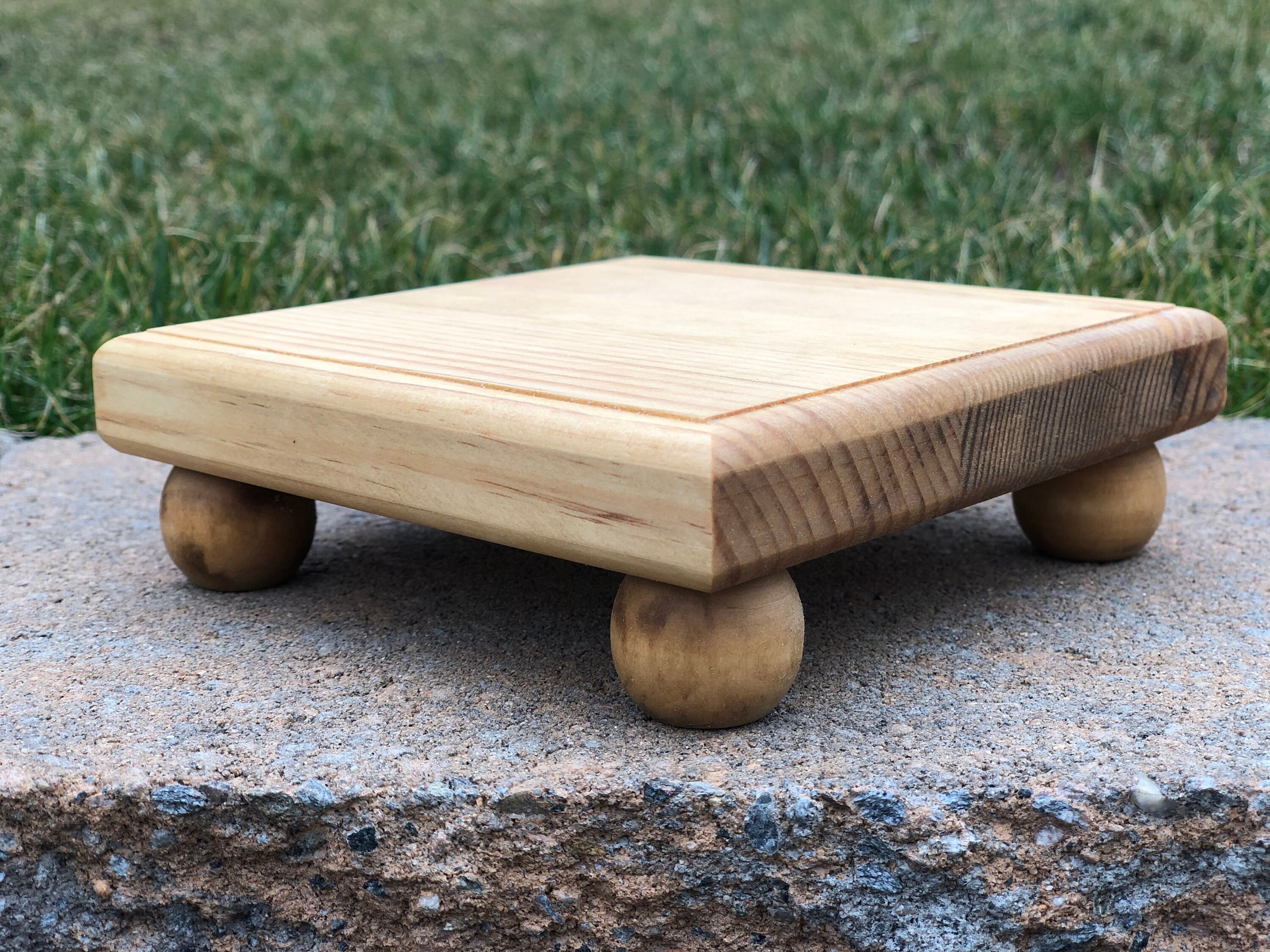 Wooden Riser Pedestal Stand Etsy