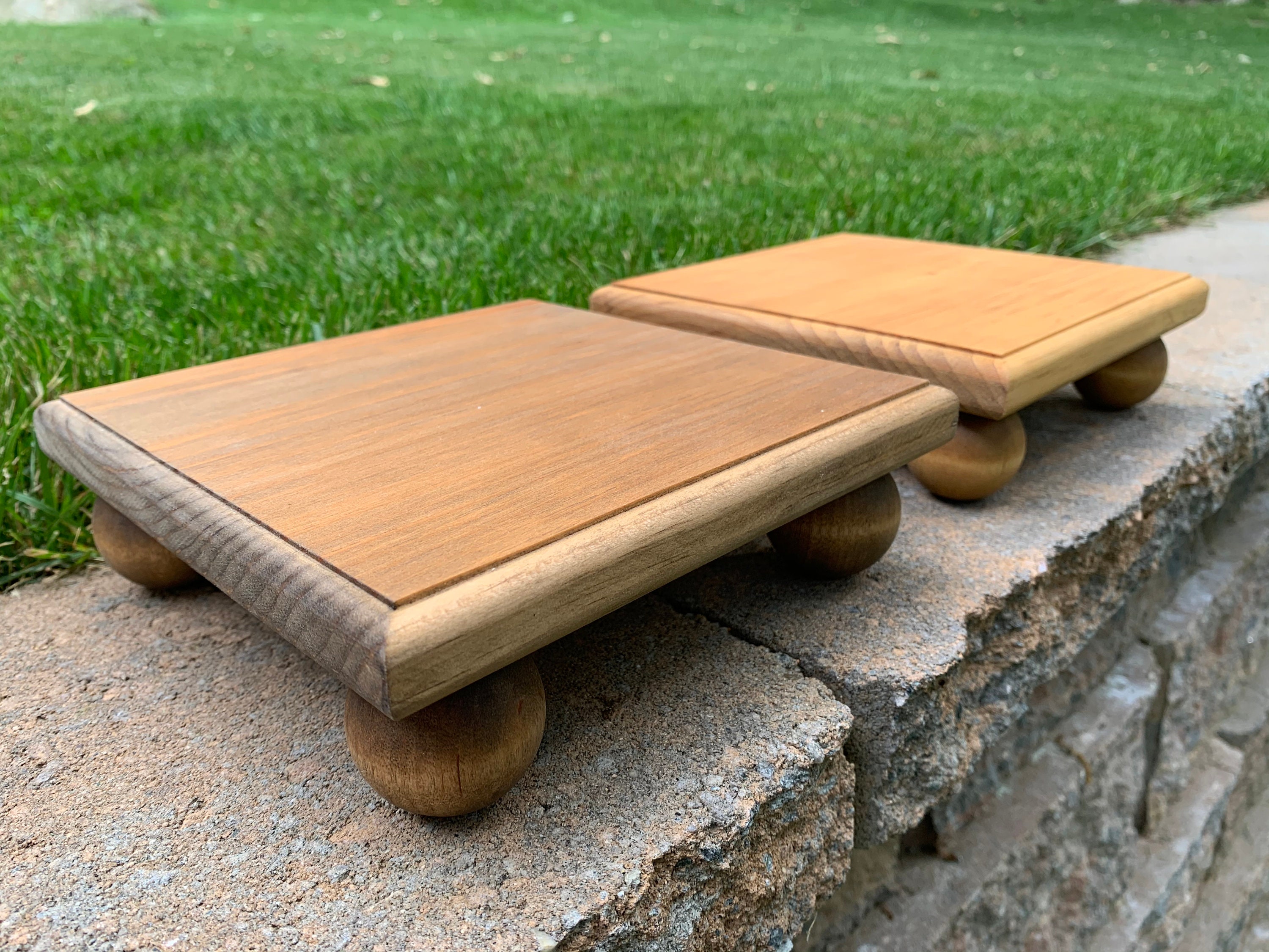 Large Wooden Riser Pedestal Stand Etsy