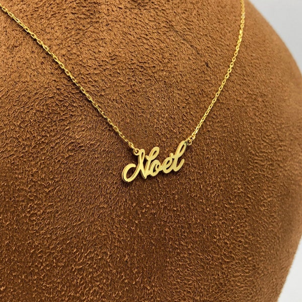 Christmas Name Necklace - Christmas Gifts - Noel Gifts - Custom Christmas Gifts - Gift For Her Christmas - Christmas Gift For Her Women