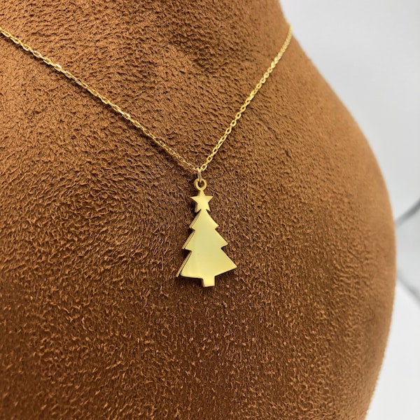 Christmas Tree Necklace - Silver Christmas Gifts - Noel Necklace - Christmas Necklace - Noel Gifts - Women Gift Necklace - Noel Tree - Gifts