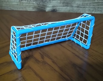 Mini tabletop soccer net