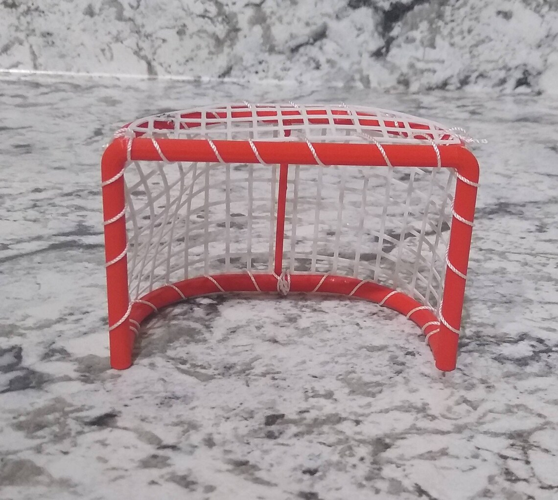 Mini tabletop hockey net & stick Etsy
