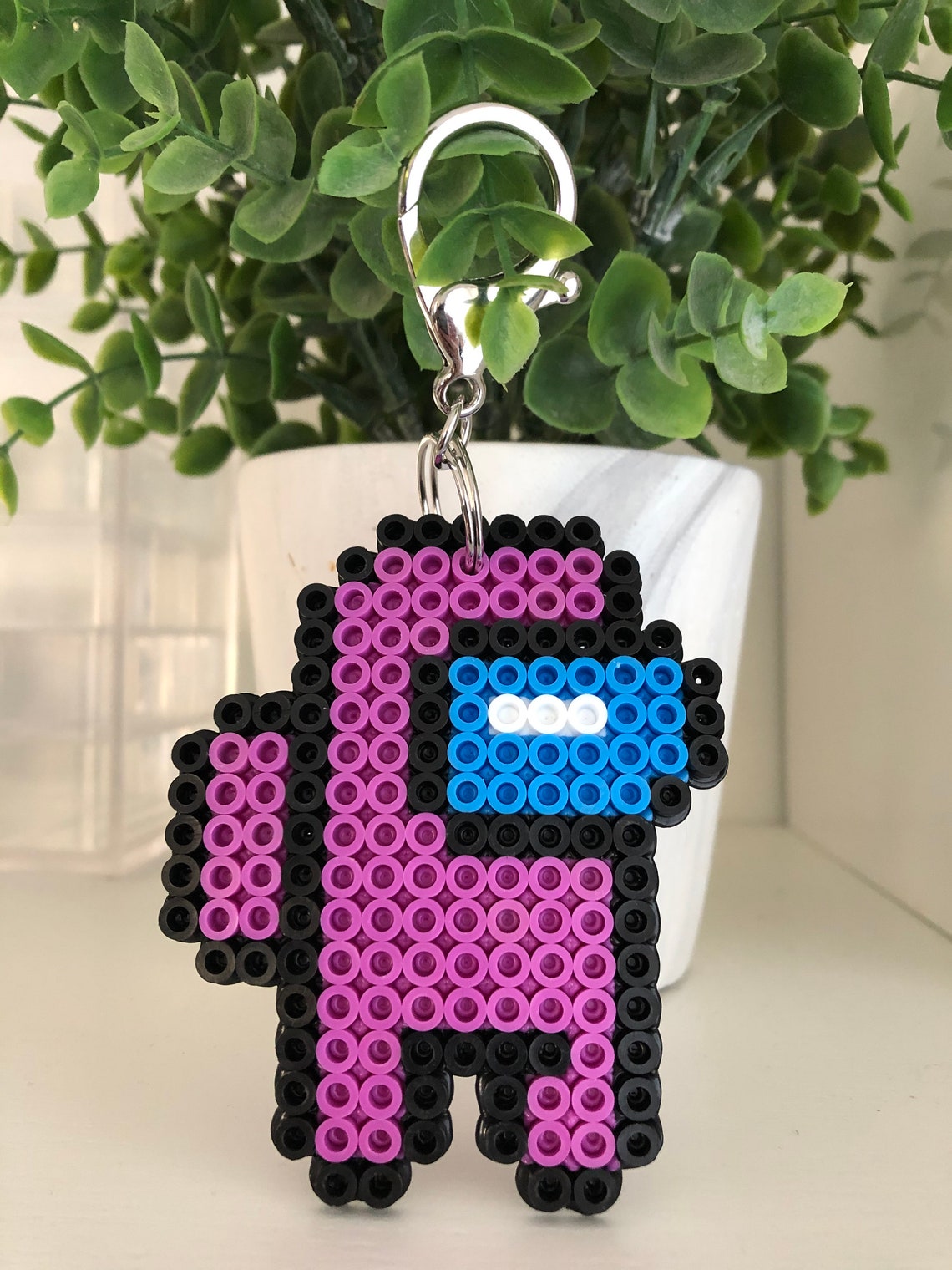 Among Us Perler Bead Art or Keychain Etsy