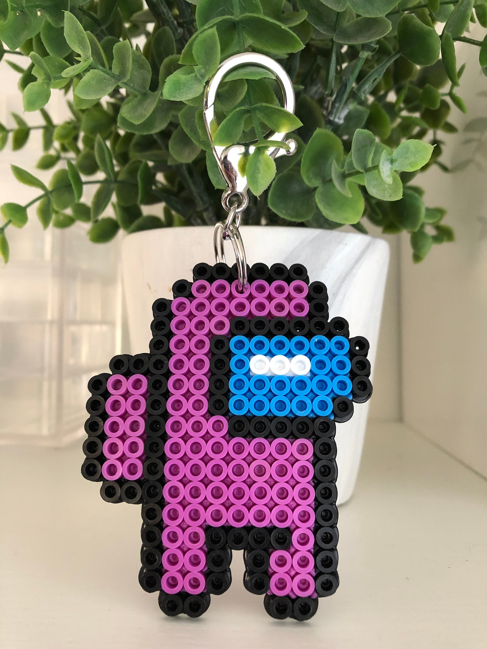 Among Us Perler Bead Art or Keychain Etsy