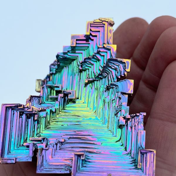 5.6 Ounce / 158 Gram Rainbow Bismuth Crystal - A4