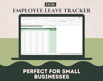 Employee Leave Tracker | Vacation & Sick Days Excel Template for Teams