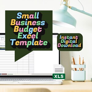 Small Business Budget Excel Template | Income and Expense Tracker, Monthly Budget and Cash Flow Sheet