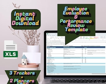 Employee Evaluation & Performance Review Template (Excel + Bonus)