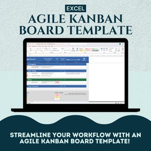 Agile Kanban Board Template | Excel Project Management Tracker for Teams & Personal Use